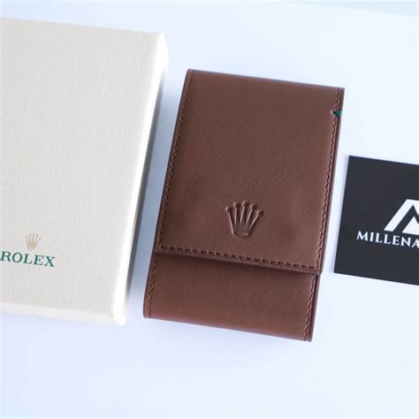 fake rolex pouch|rolex watch travel pouch.